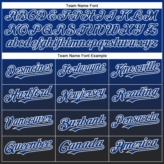 Maglia da baseball personalizzata Fade Royal, bianca e nera, autentica e alla moda Maglia da baseball personalizzata Fade Royal, bianca e nera, autentica e alla moda