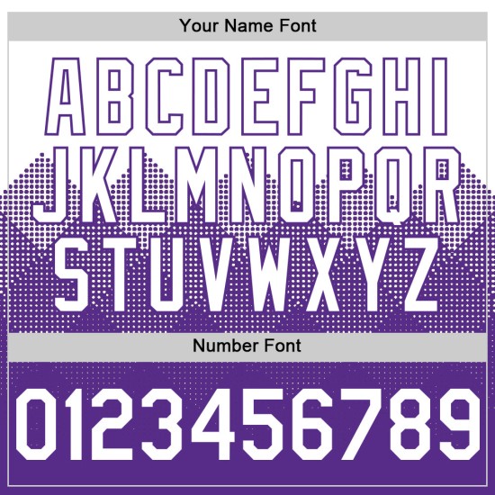 Maglia da baseball 3D autentica con motivo a gradiente personalizzato bianco, viola, quadrata Maglia da baseball 3D autentica con motivo a gradiente personalizzato bianco, viola, quadrata