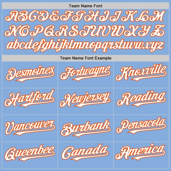 Maglia da baseball leggera personalizzata autentica bianca-arancione blu senza maniche Maglia da baseball leggera personalizzata autentica bianca-arancione blu senza maniche