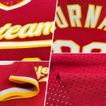 Maglia da baseball autentica nera antica personalizzata Gold Throwback Maroon Maglia da baseball autentica nera antica personalizzata Gold Throwback Maroon