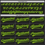 Maglia da baseball con motivo 3D, autentica, verde-nera, graffiti, graffio, neon, personalizzata Maglia da baseball con motivo 3D, autentica, verde-nera, graffiti, graffio, neon, personalizzata