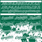 Splash Design Kelly 3D Bianco Autentico Astratto Modello Baseball Verde Personalizzato Grunge Maglia Art Splash Design Kelly 3D Bianco Autentico Astratto Modello Baseball Verde Personalizzato Grunge Maglia Art