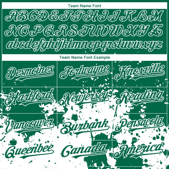 Splash Design Kelly 3D Bianco Autentico Astratto Modello Baseball Verde Personalizzato Grunge Maglia Art Splash Design Kelly 3D Bianco Autentico Astratto Modello Baseball Verde Personalizzato Grunge Maglia Art