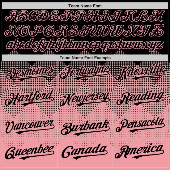 Maglia da baseball con design autentico, forme personalizzate, taglia media, nera, motivo quadrato 3D rosa sfumato Maglia da baseball con design autentico, forme personalizzate, taglia media, nera, motivo quadrato 3D rosa sfumato
