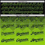 Maglia da baseball con motivo 3D personalizzato quadrato, nera neon, autentica, sfumata, verde, forme Maglia da baseball con motivo 3D personalizzato quadrato, nera neon, autentica, sfumata, verde, forme