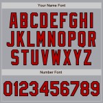 Maglia da baseball con 3 colori personalizzati, forme autentiche del braccio, colore rosso-nero Maglia da baseball con 3 colori personalizzati, forme autentiche del braccio, colore rosso-nero