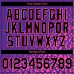 Maglia da baseball 3D con stampa autentica, modello sfumato viola, leopardata, personalizzata, moda, nero-rosa Maglia da baseball 3D con stampa autentica, modello sfumato viola, leopardata, personalizzata, moda, nero-rosa