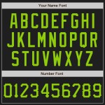 Maglia da baseball con motivo 3D, autentica, verde-nera, graffiti, graffio, neon, personalizzata Maglia da baseball con motivo 3D, autentica, verde-nera, graffiti, graffio, neon, personalizzata