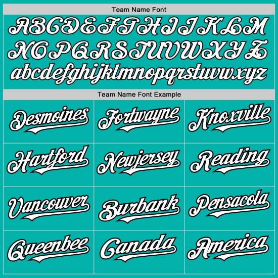 Maglia da baseball Forme 3 colori autentica bianca e nera con braccio Aqua personalizzata Maglia da baseball Forme 3 colori autentica bianca e nera con braccio Aqua personalizzata