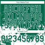 Splash Design Kelly 3D Bianco Autentico Astratto Modello Baseball Verde Personalizzato Grunge Maglia Art Splash Design Kelly 3D Bianco Autentico Astratto Modello Baseball Verde Personalizzato Grunge Maglia Art